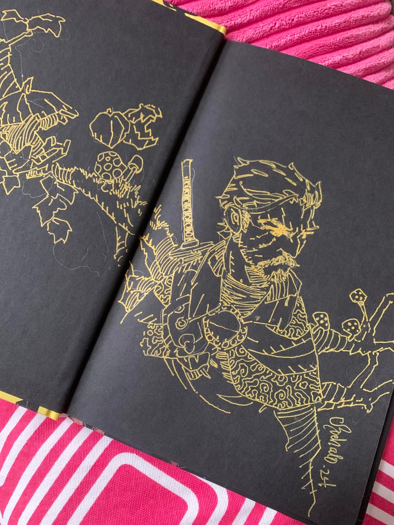 Image of DOCTOR STRANGE HARD COVER  with DRAWING!