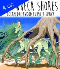Image 1 of Shipwreck Shores - 4 oz fursuit spray, ocean driftwood scent