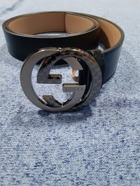 Image 4 of Gucci Belt Black GG