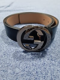 Image 6 of Gucci Belt Black GG