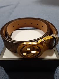 Image 1 of Gucci Belt Brown 2024