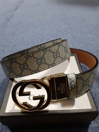 Image 2 of Gucci Belt With Gold Buckle