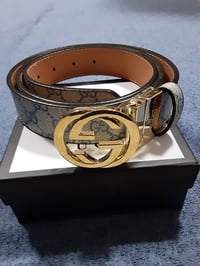 Image 3 of Gucci Belt With Gold Buckle