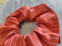 Image 2 of Red stripe scrunchie 