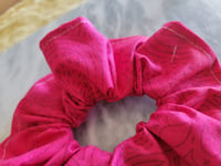 Image 2 of Pink doodles scrunchie