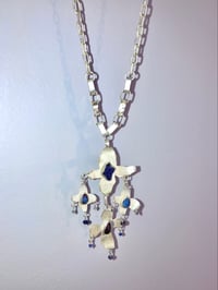 Image 4 of flower cross necklace 
