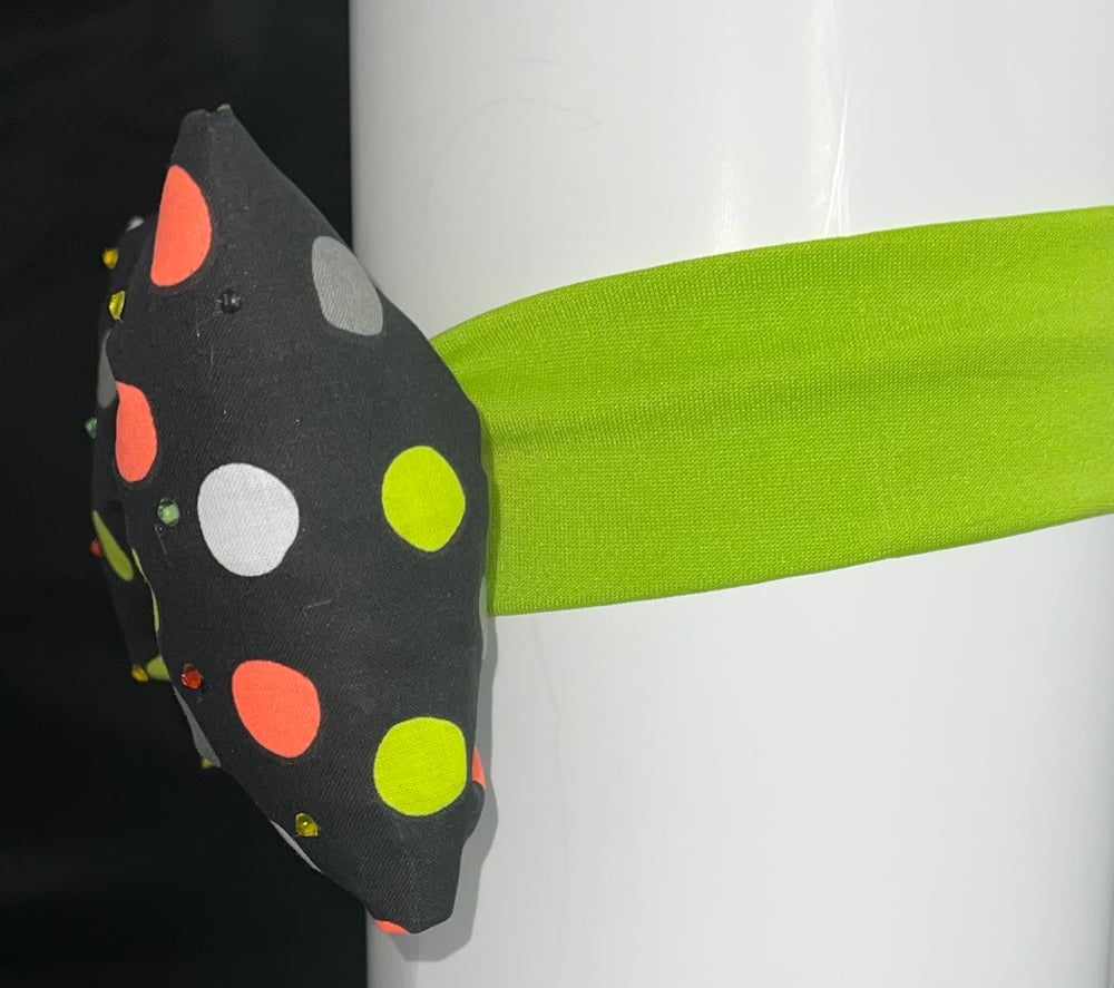 Image of PUFFIE BOW/Dot Dots Headband 