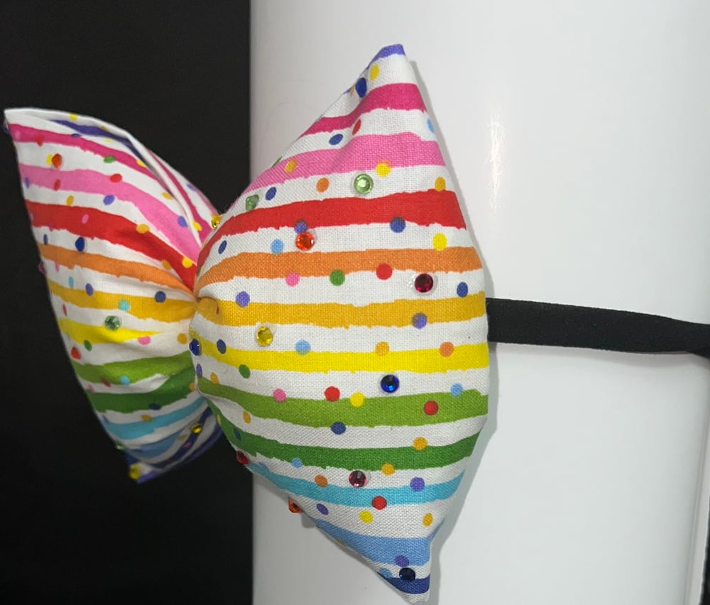 Image of PUFFIE BOW/Vibrant Circus Headband 