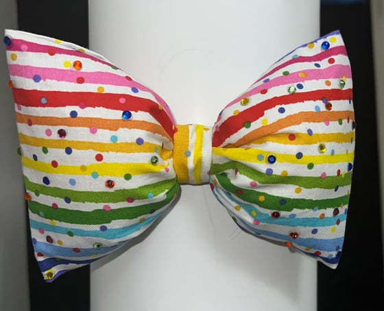 Image of PUFFIE BOW/Vibrant Circus Headband 
