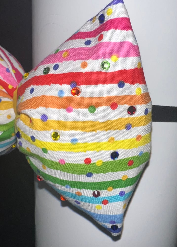 Image of PUFFIE BOW/Vibrant Circus Headband 