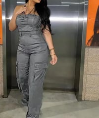 Image 3 of Leather Jumpsuit 