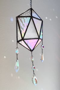Image 3 of Stained Glass 'ODESZA' / Icosahedron Mobile