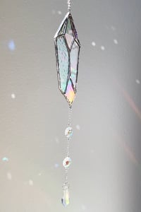 Image 4 of Stained Glass Crystal Shard Mobile
