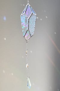 Image 2 of Stained Glass Crystal Shard Mobile