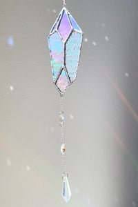 Image 3 of Stained Glass Crystal Shard Mobile
