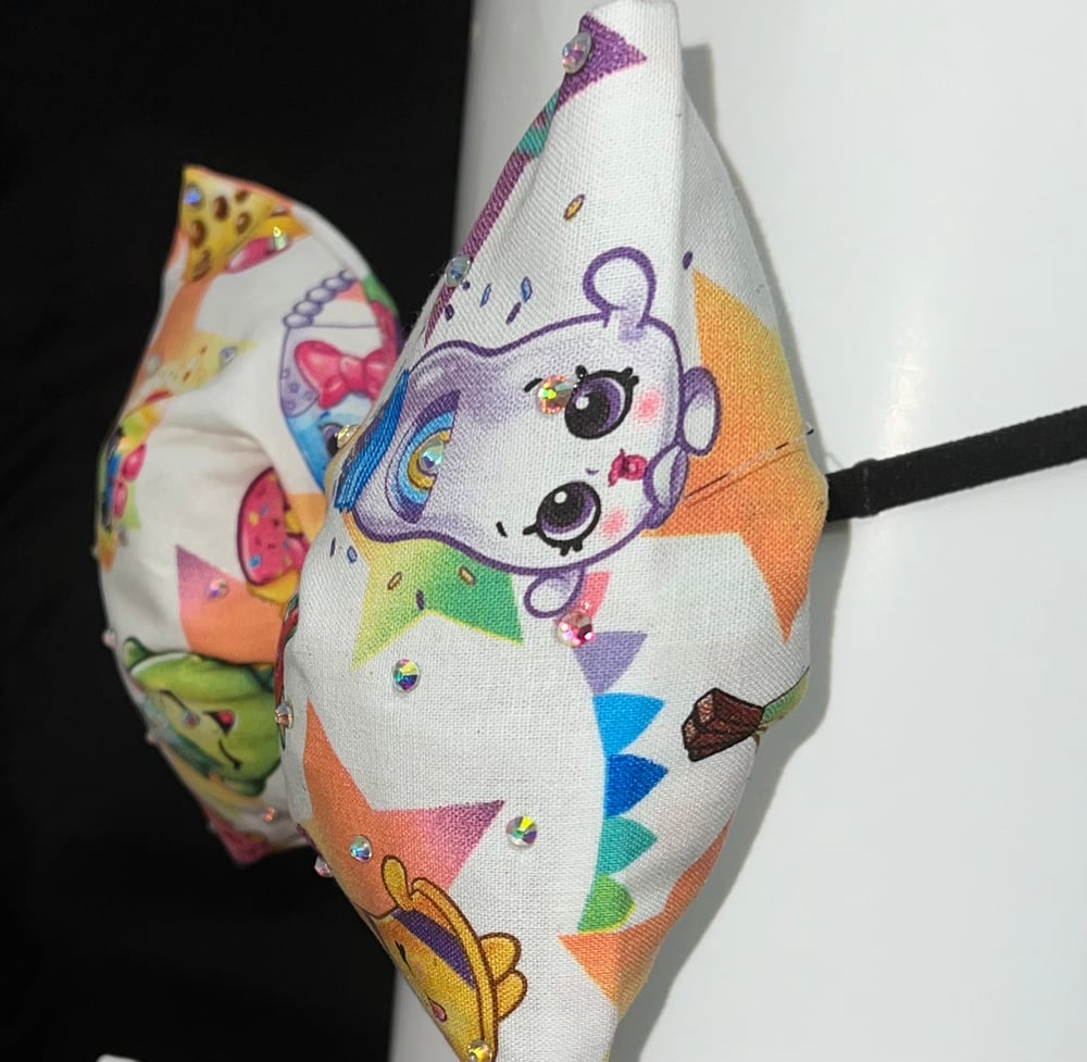Image of PUFFIE BOW/Happy Face Headband 