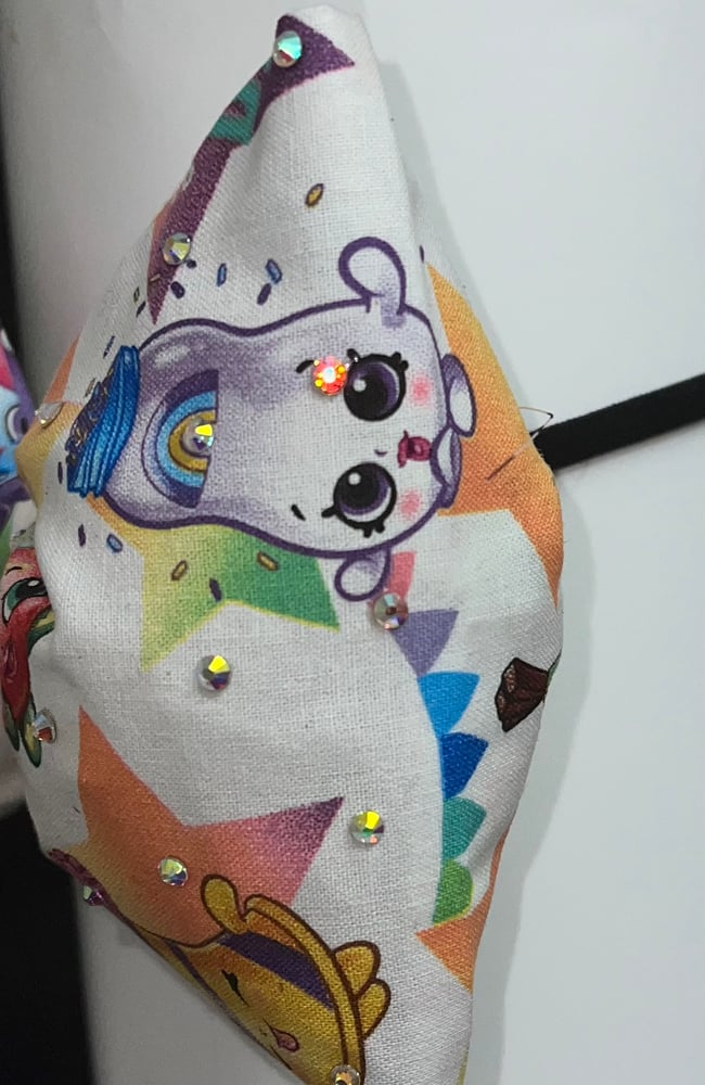 Image of PUFFIE BOW/Happy Face Headband 