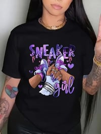 Image 3 of Sneaker Girl Nail T-Shirt
