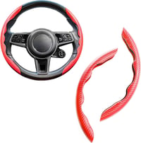 Image 3 of Universal Carbon Fiber Steering Wheel Cover