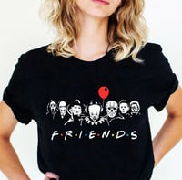 Image 2 of Horror Friends Shirt