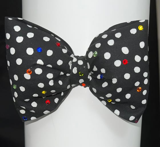 Image of PUFFIE BOW/Polka Dot Colors Headband 