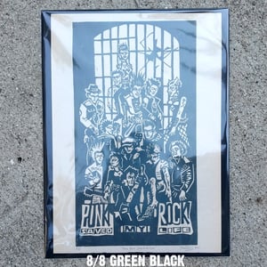 Image of Punk Rock saved my Life LINO PRINT