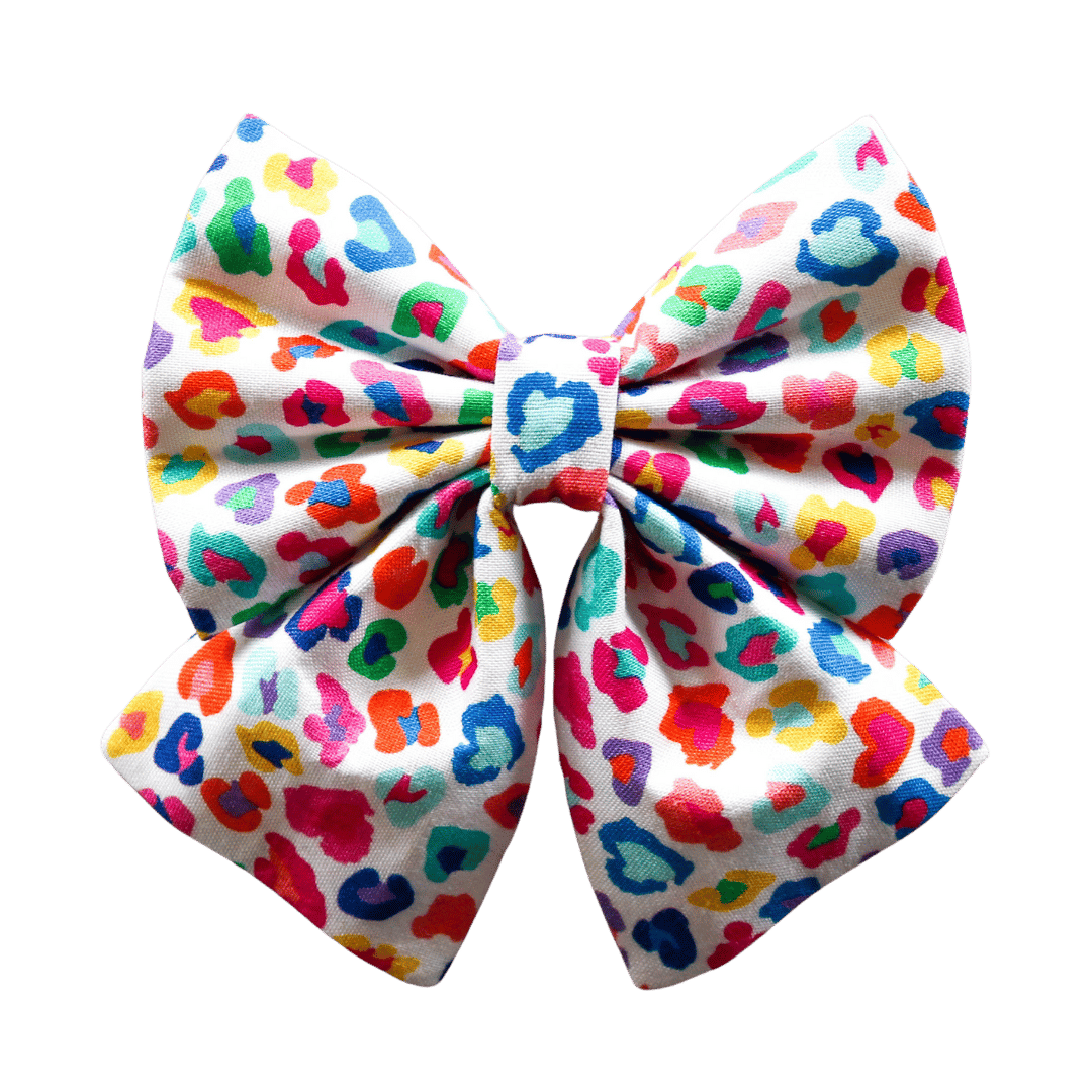 Dog Bow - Fun Leopard | Jewel Designs