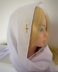 Image 1 of Holy Cross Veil  (White)