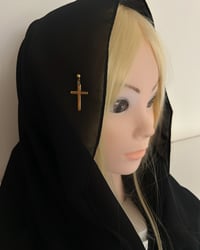 Image 4 of Holy Cross Veil (Black)