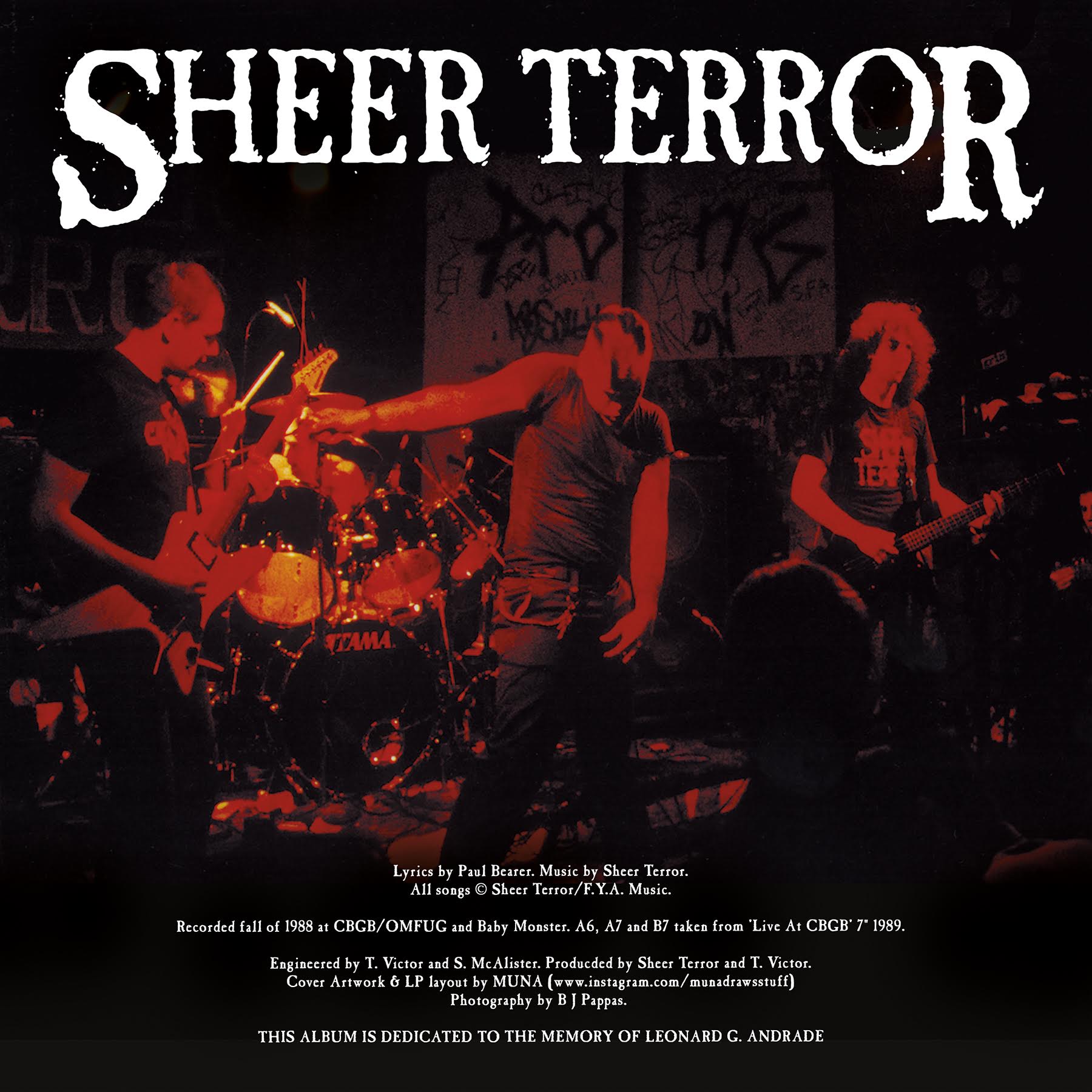 Sheer Terror-Just Can't Hate Enough LP Purple Pink Vinyl Sheer Terror-Just Can't Hate Enough LP Purple Pink Vinyl