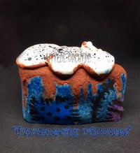 Image 1 of Patchwork Princess Bath Bomb Cake Slice  Handmade  Vegan Sally Nightmare Before Christmas 