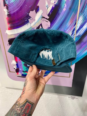 Image of Turquoise/Blue Corduroy Hat