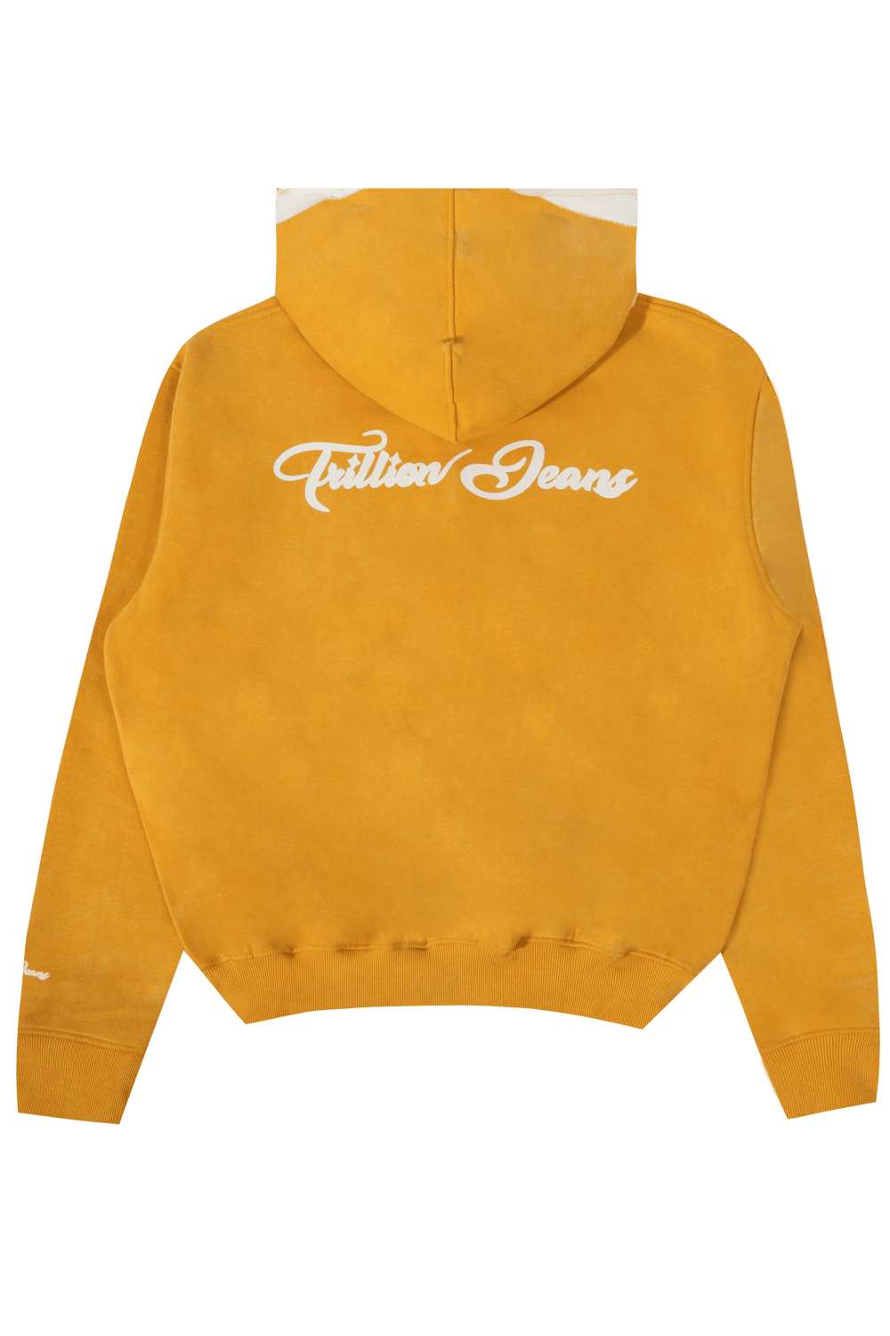 TJ LOGO YELLOW  FULL ZIP UP HOODIE