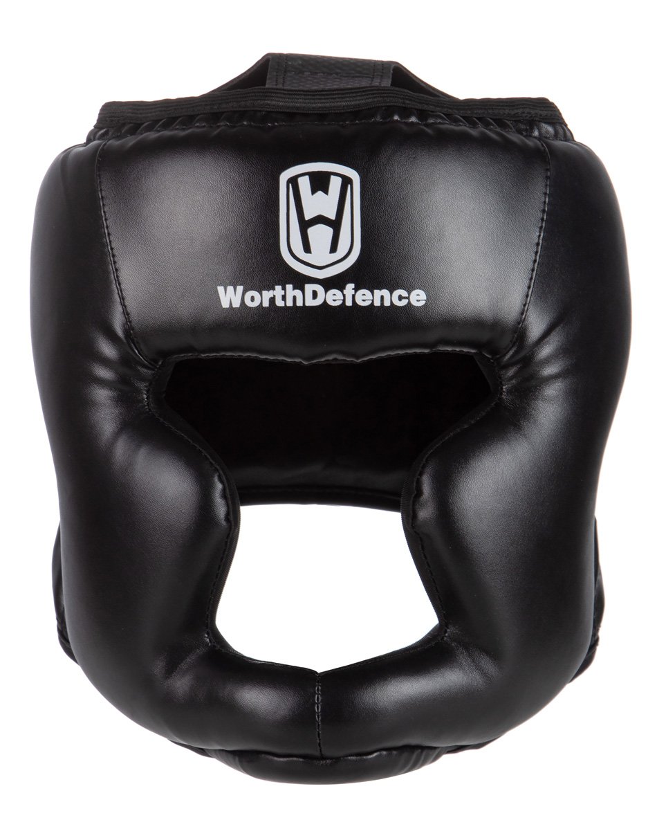 WOSWEIR Kick Boxing Helmet PU Karate Muay Thai Guantes De Boxeo Free Fight MMA Sanda Men and women