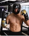 WOSWEIR Kick Boxing Helmet PU Karate Muay Thai Guantes De Boxeo Free Fight MMA Sanda Men and women