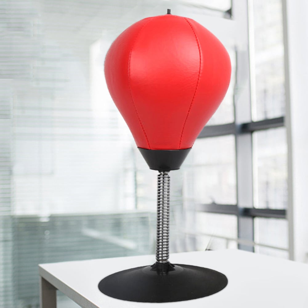 PU Desktop Boxing Ball Stress Relief Fighting Speed Training Punching Bag Muay Tai MMA