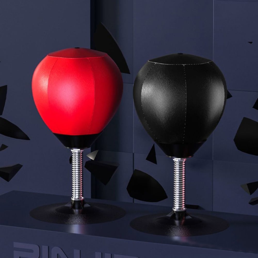 PU Desktop Boxing Ball Stress Relief Fighting Speed Training Punching Bag Muay Tai MMA