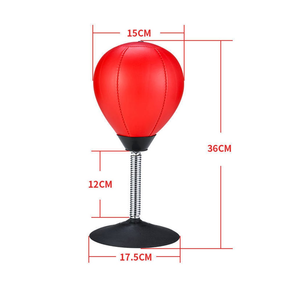 PU Desktop Boxing Ball Stress Relief Fighting Speed Training Punching Bag Muay Tai MMA