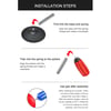 PU Desktop Boxing Ball Stress Relief Fighting Speed Training Punching Bag Muay Tai MMA