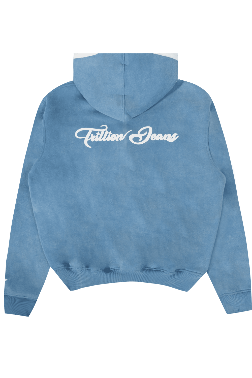 TJ LOGO BLUE FULL ZIP UP HOODIE