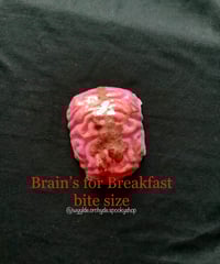 Image 4 of Brain’s for Breakfast bite size Bathbomb Handmade Vegan Halloween Horror Spooky 