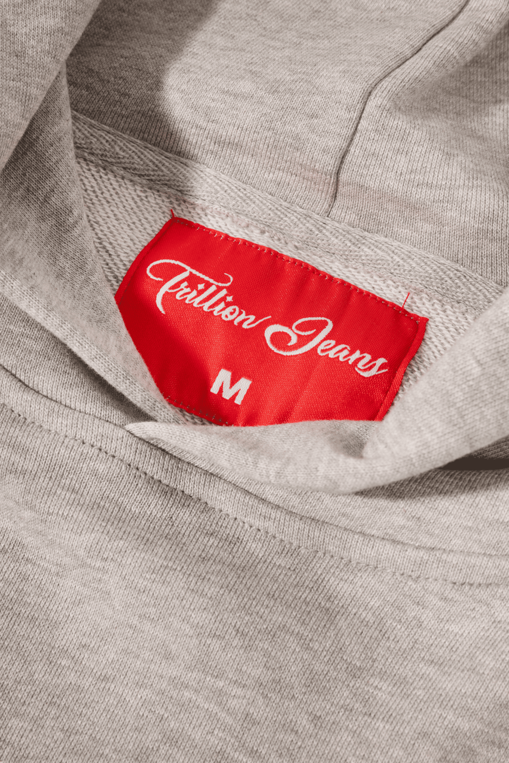 TRILLION JEANS GREY PULL OVER HOODIE
