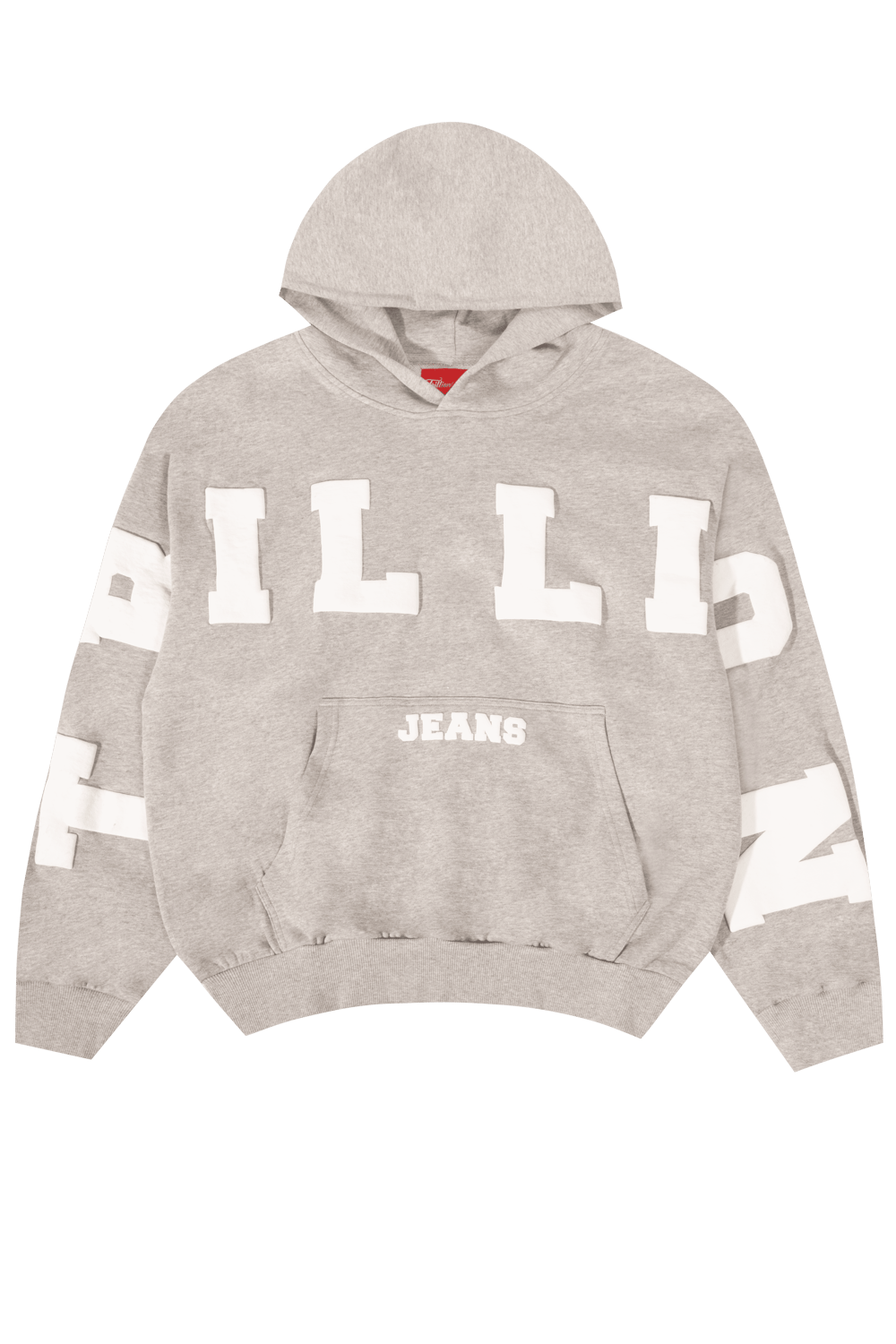 TRILLION JEANS GREY PULL OVER HOODIE 