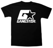 Image of Gangster Starter Logo T-Shirt - Black Tee [PRE-ORDER]