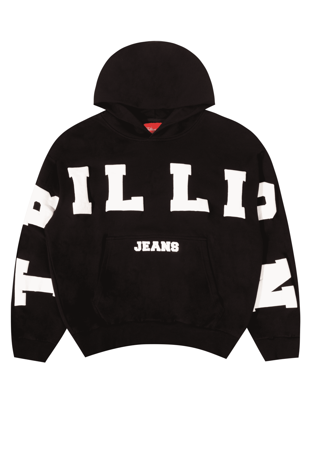 TRILLION JEANS BLACK PULL OVER HOODIE