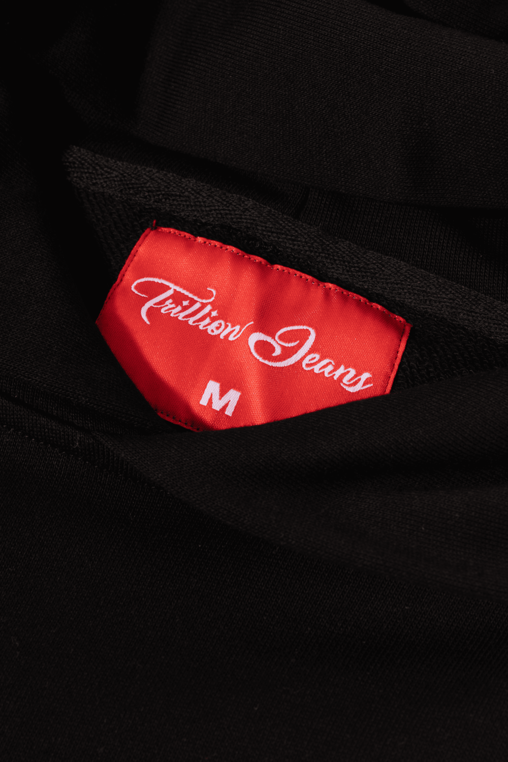 TRILLION JEANS BLACK PULL OVER HOODIE