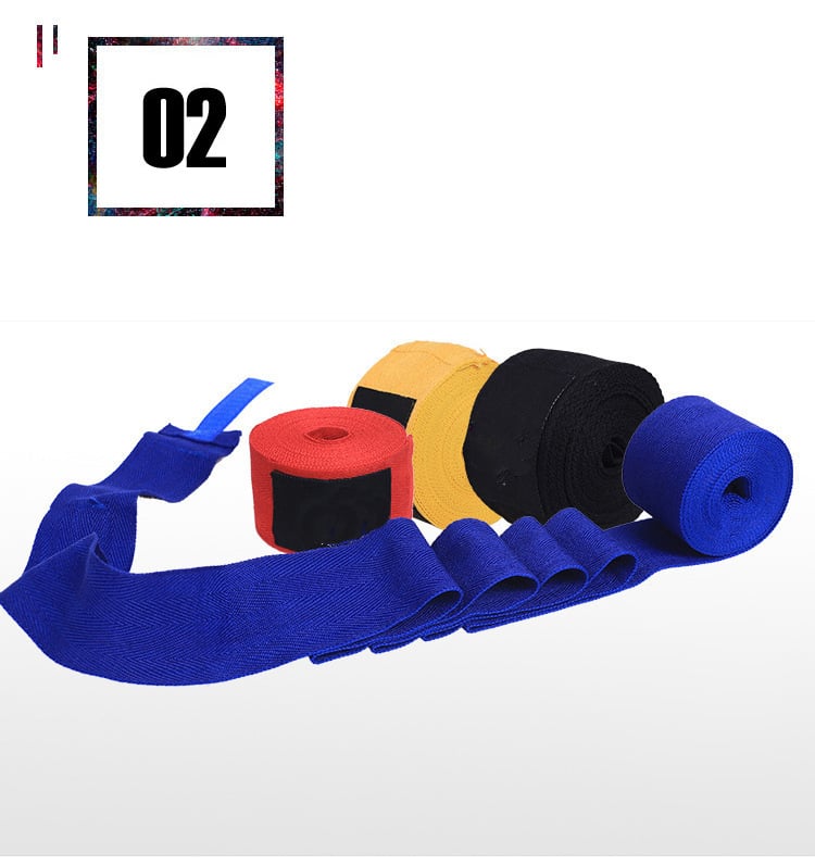 2PCS 1.5/2/3/5M Boxing Training Bandages Cotton Sports Bandages Sanda Kick Boxing Mma Hand Gloves