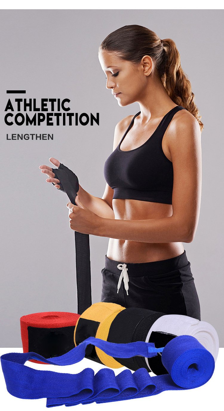 2PCS 1.5/2/3/5M Boxing Training Bandages Cotton Sports Bandages Sanda Kick Boxing Mma Hand Gloves
