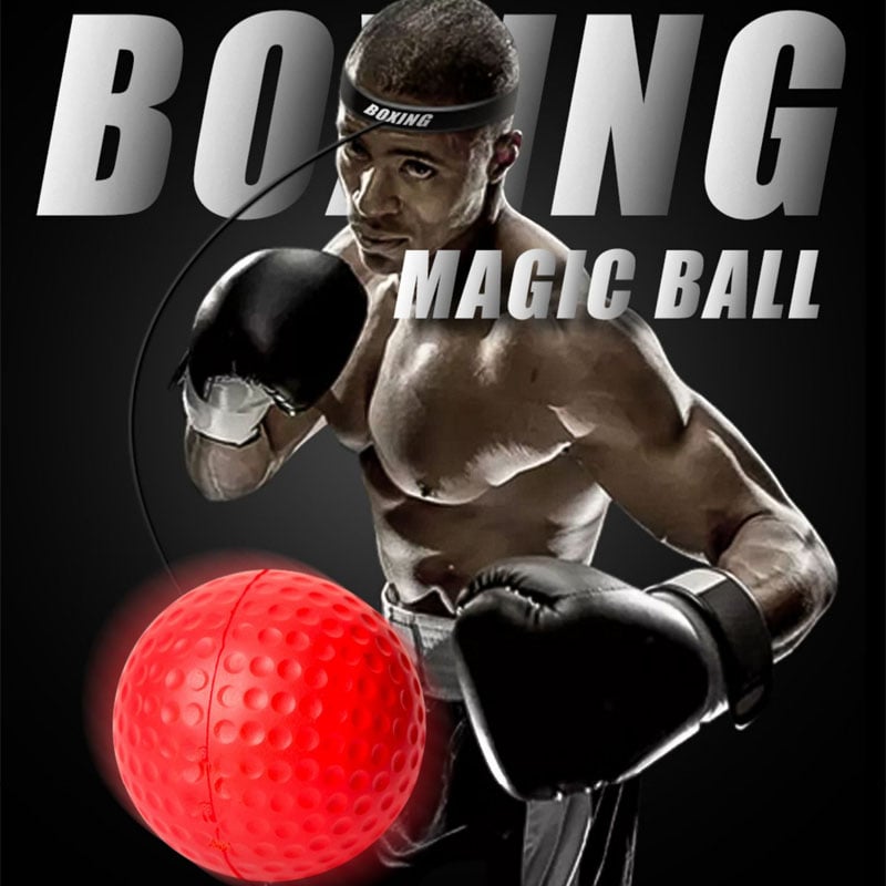 Boxing Reflex Speed Punch Ball MMA Sanda Boxer Raising Reaction Force Hand Eye Training Set Stress