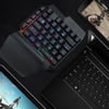 39 Key Mechanical Keyboard Gaming, RGB USB Wired Mouse Gamer Keypad Backlight Game Controller